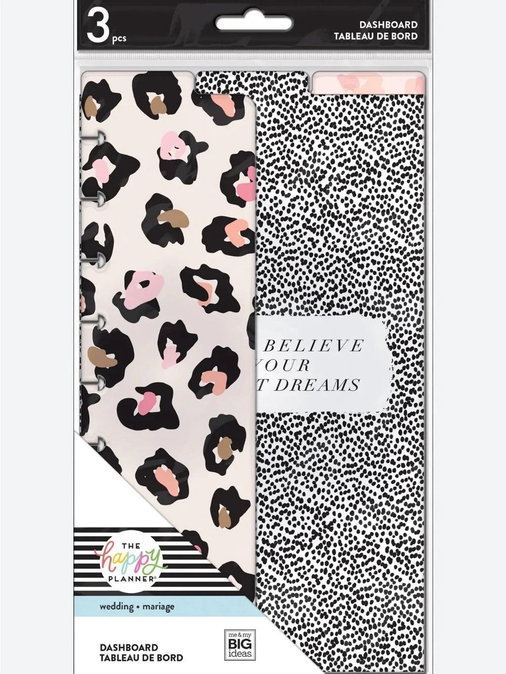 NWT-The Happy Planner Classic Dashboards EVERYDAY LEOPARD